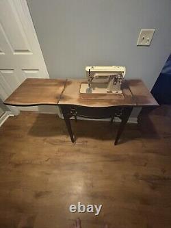 Singer Sewing Machine End Table/Side Table 1959 Antique Restored