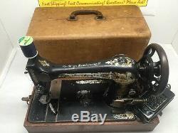 Singer Sewing Machine Serial #14977504 Vtg Made In USA Works! Rare Wow Model 20