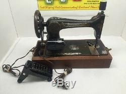 Singer Sewing Machine Serial #14977504 Vtg Made In USA Works! Rare Wow Model 20