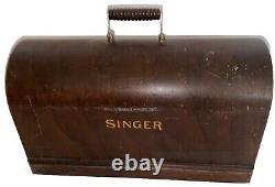 Singer Sewing Machine Wooden Cover Bonnet Top Box