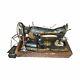 Singer Sewing Machine With Case Antique/ Vintage Portable Electric As Found