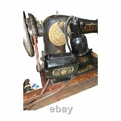 Singer Sewing Machine with Case Antique/ Vintage Portable Electric As Found