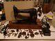 Singer Sewing Machine With Bentwood Top Model 99-13 Runs Excellent 1927