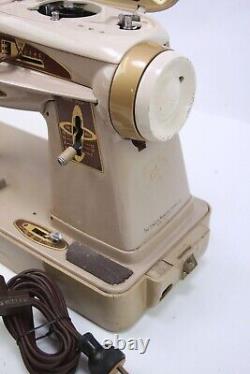 Singer Slant-O-Matic 503A Rocketeer Sewing Machine WithFoot Pedal -NO TOP COVER