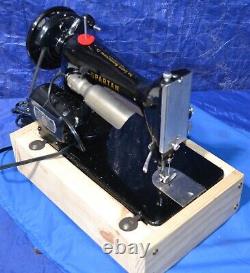 Singer Spartan 192 Sewing Machine Electric & Hand Crank Serviced Attachments