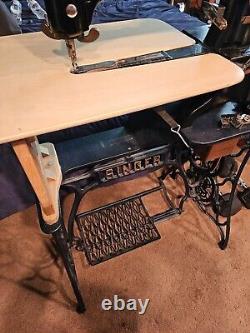 Singer Treadle Commercial Leather Cobbler Sewing Machine 29k 70 Leather Sewing