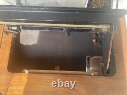Singer Treadle Sewing Machine, Model/Class 66, In Cabinet