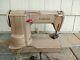 Singer Vintage Antique Tan Sewing Machine Collectible 301a, Amazing