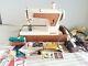 Singer Vintage Metal Sewing Machine 239 Leather Lace+zigzagger Blind Stitch+++