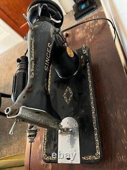 Singer sewing machine Antique 1871 Model TESTED WORKING