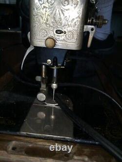 Singer, sewing machine, EF219721, 1949, used condition, works well, antique