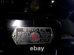 Singer, sewing machine, EF219721, 1949, used condition, works well, antique