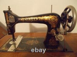 Singer sewing machine legs on wheels iron pedal with tools