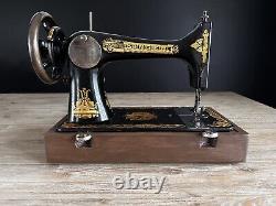 Stunning 1906 Singer 27 Sewing Machine Sphinx Treadle Head Fully Tested Antique