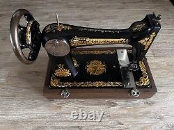 Stunning 1906 Singer 27 Sewing Machine Sphinx Treadle Head Fully Tested Antique