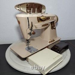 TESTED SINGER 500a Rocketeer Sewing Machine & Accessories WORKS GREAT! See Video