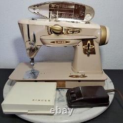 TESTED SINGER 500a Rocketeer Sewing Machine & Accessories WORKS GREAT! See Video