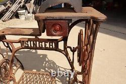 Used Antique Singer Cobbler 29-4 Sewing Machine With Stand PICKUP ONLY