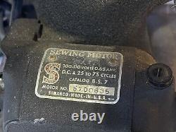 VERY RARE UNIQUE FIND 1930ish vintage black sewing singer machine af238106