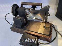 VERY RARE UNIQUE FIND 1930ish vintage black sewing singer machine af238106