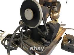 VERY RARE UNIQUE FIND 1930ish vintage black sewing singer machine af238106