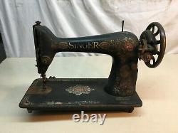 VINTAGE ANTIQUE 1900s SINGER CAST IRON INDUSTRIAL SEWING MACHINE HEAD ONLY