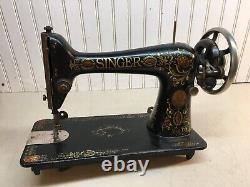 VINTAGE ANTIQUE 1900s SINGER CAST IRON SEWING MACHINE HEAD ONLY Bobbin