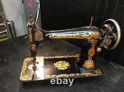 VINTAGE ANTIQUE 1900s SINGER CAST IRON SEWING MACHINE HEAD ONLY EGYPTION