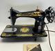 Vintage Rare 1973 Singer Sphinx Treadle Sewing Machine Amazing Condition Works