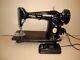 Vintage Singer Sewing Machine Model 201-2, Serviced, #aj440957