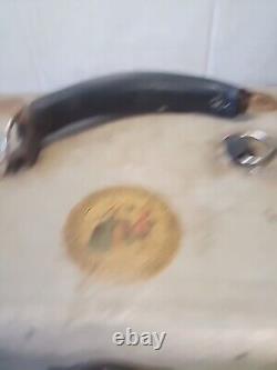 VTG 1937 Antique 1930s Singer Featherweight Sewing Machine with Case Tray Extras