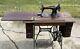 Vintage 1900's Singer Sewing Machine In Table Stand, Antique And On Sale