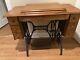 Vintage 1910 Singer Treadle Sewing Machine With 6 Drawer Cabinet Made In Usa