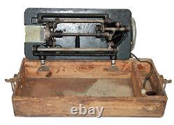 Vintage 1919 Singer G6616622 Sewing Machine Working Motor/pedal & Light
