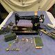 Vintage 1926 Singer Model-66 Sewing Machine. Clean & Works. Many Accy's Includ