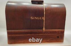 Vintage 1928 Singer Model 99 Sewing Machine with Bentwood Case Knee Bar Control
