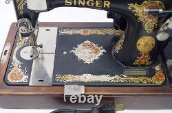 Vintage 1929 Singer 126 La Vencedora Sewing Machine WithCase & For Restoration