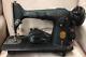 Vintage 1941 Singer Model 201 Blackside Original Sewing Machine & Foot Pedal