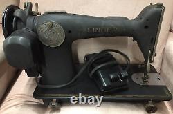 Vintage 1941 Singer Model 201 Blackside Original Sewing Machine & Foot Pedal