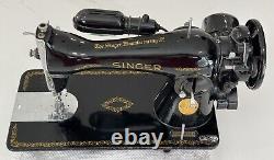 Vintage 1948 Singer 15-91 Sewing Machine withaccessories, Scrolled, SERVICED, VGC