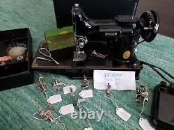 Vintage 1949 Singer Featherweight Sewing Machine