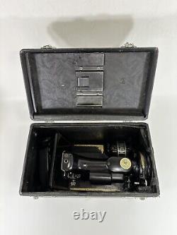 Vintage 1951 Singer 221 Featherweight Portable Electric Sewing Machine in Case