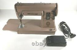 Vintage 1951 Singer 301A Slant Sewing Machine Long Bed S/N NA479276 + Pedal