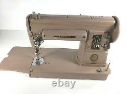 Vintage 1951 Singer 301A Slant Sewing Machine Long Bed S/N NA479276 + Pedal