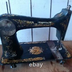 Vintage ANTIQUE SPHINX SINGER TREADLE SEWING MACHINE
