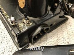 Vintage Antique 1936 Singer 221 Ae Portable Featherweight Sewing Machine
