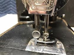 Vintage Antique 1936 Singer 221 Ae Portable Featherweight Sewing Machine