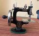 Vintage Antique 20-1 Mini Singer Child's Sewing Machine Hand Crank C. 1910s