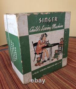 Vintage Antique 20-1 Mini Singer Child's Sewing Machine Hand Crank c. 1910s