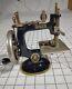 Vintage Antique 20-1 Mini Singer Children's Sewing Machine Hand Crank C. 1930's